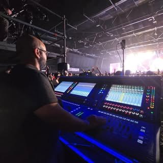 Front of house — live event.
