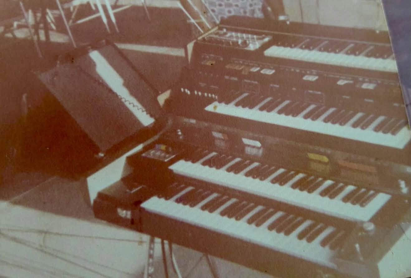 The keyboards back then.